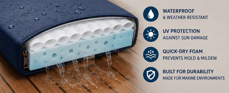 Waterproof Cushions for Boats explained guide